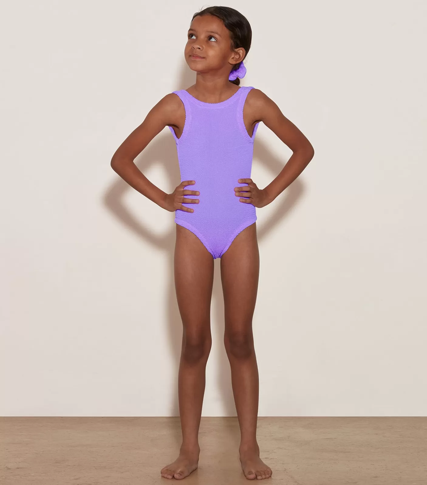 Hunza G Baby 2-6 Yrs-Baby Classic Swim - Lilac