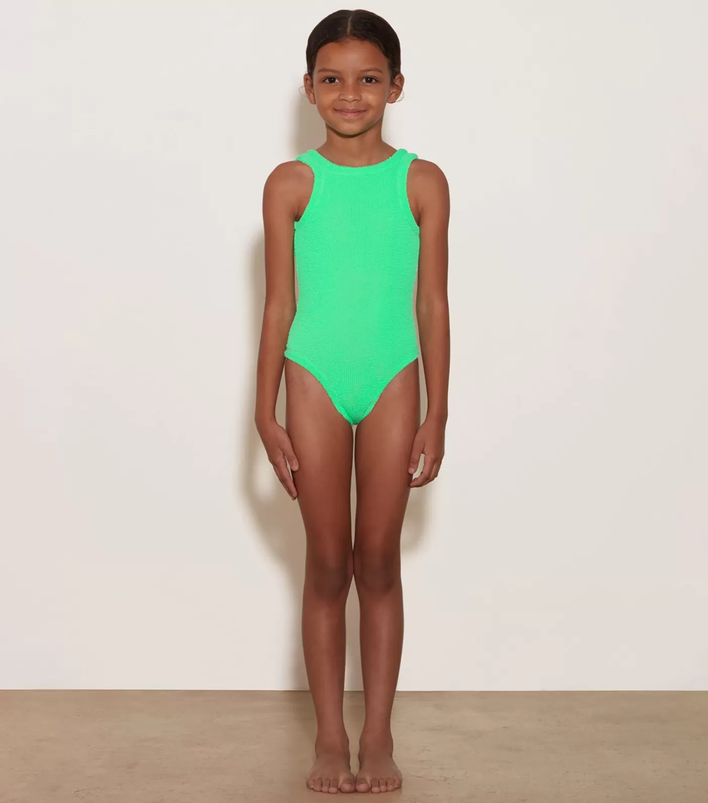 Hunza G Baby 2-6 Yrs-Baby Classic Swim - Lime