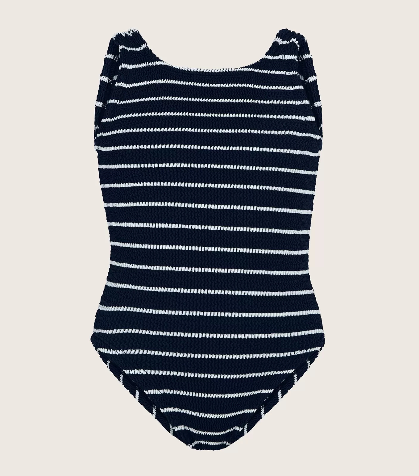 Hunza G Baby 2-6 Yrs-Baby Classic Swim - Navy/White Stripe