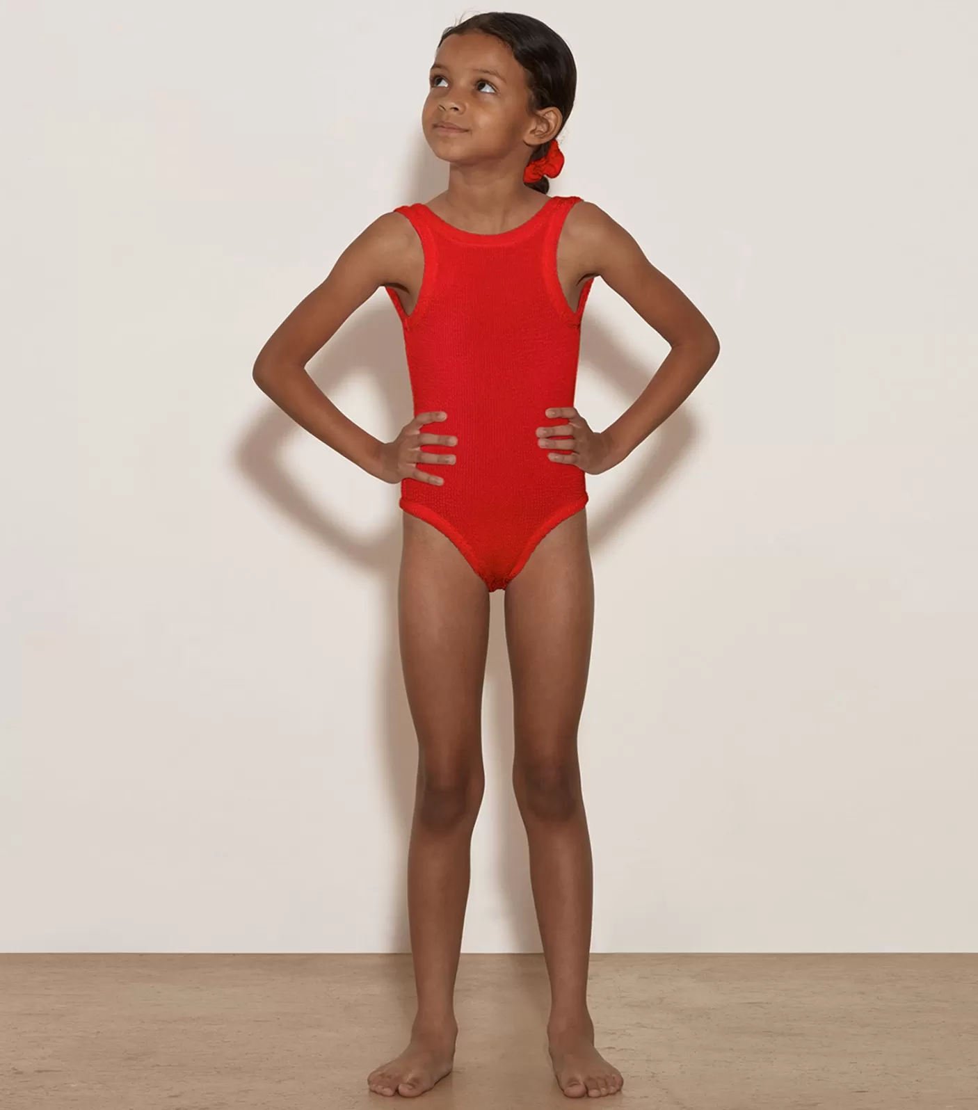 Hunza G Baby 2-6 Yrs-Baby Classic Swim - Red