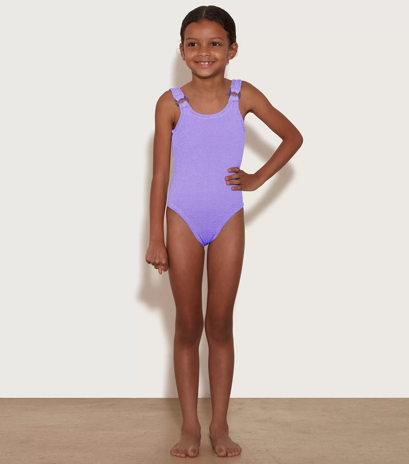 Hunza G Baby 2-6 Yrs-Baby Domino Swim - Lilac