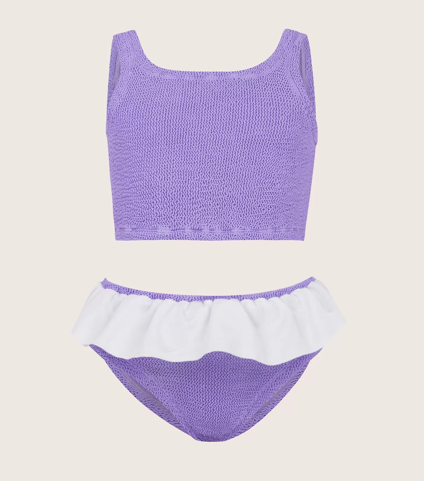 Hunza G Baby 2-6 Yrs-Baby Olive Bikini - Lilac