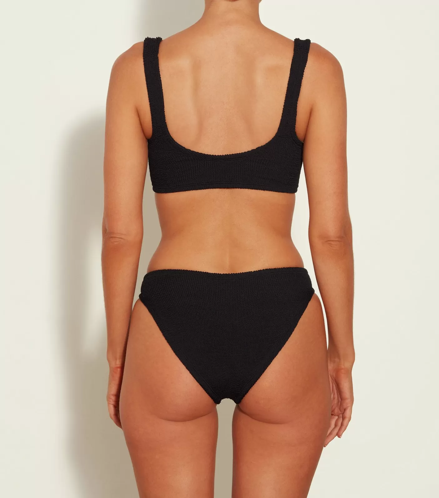 Hunza G Bikini Sets | Bralette-Bonnie Bikini - Black