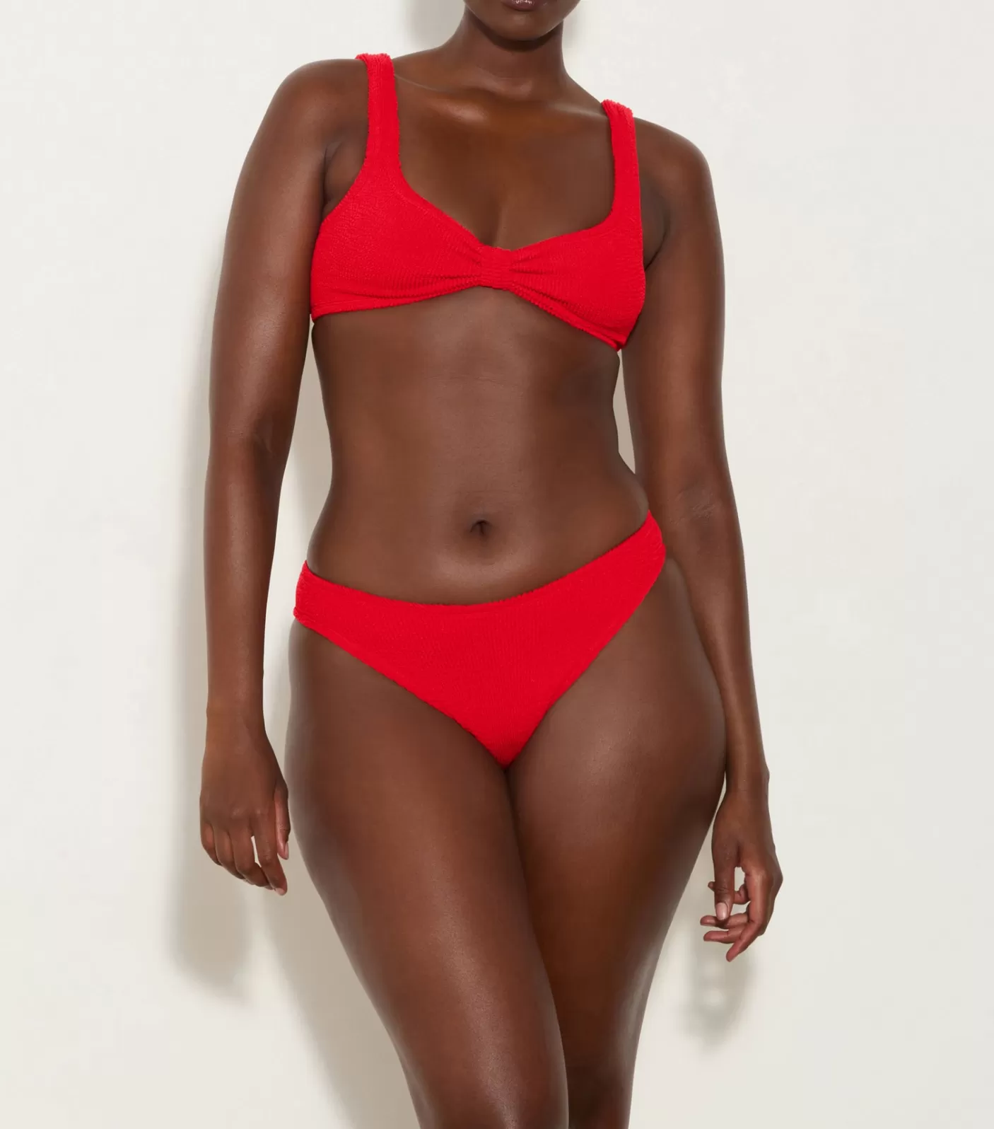 Hunza G Bikini Sets | Bralette-Bonnie Bikini - Red