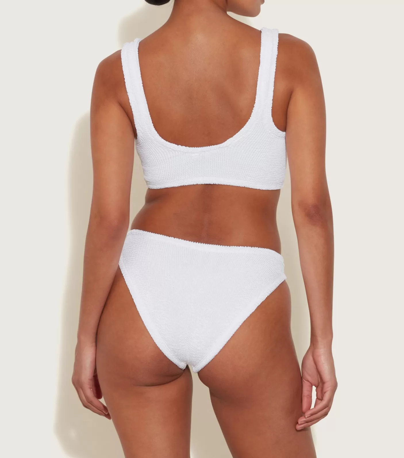 Hunza G Bikini Sets | Bralette-Bonnie Bikini - White