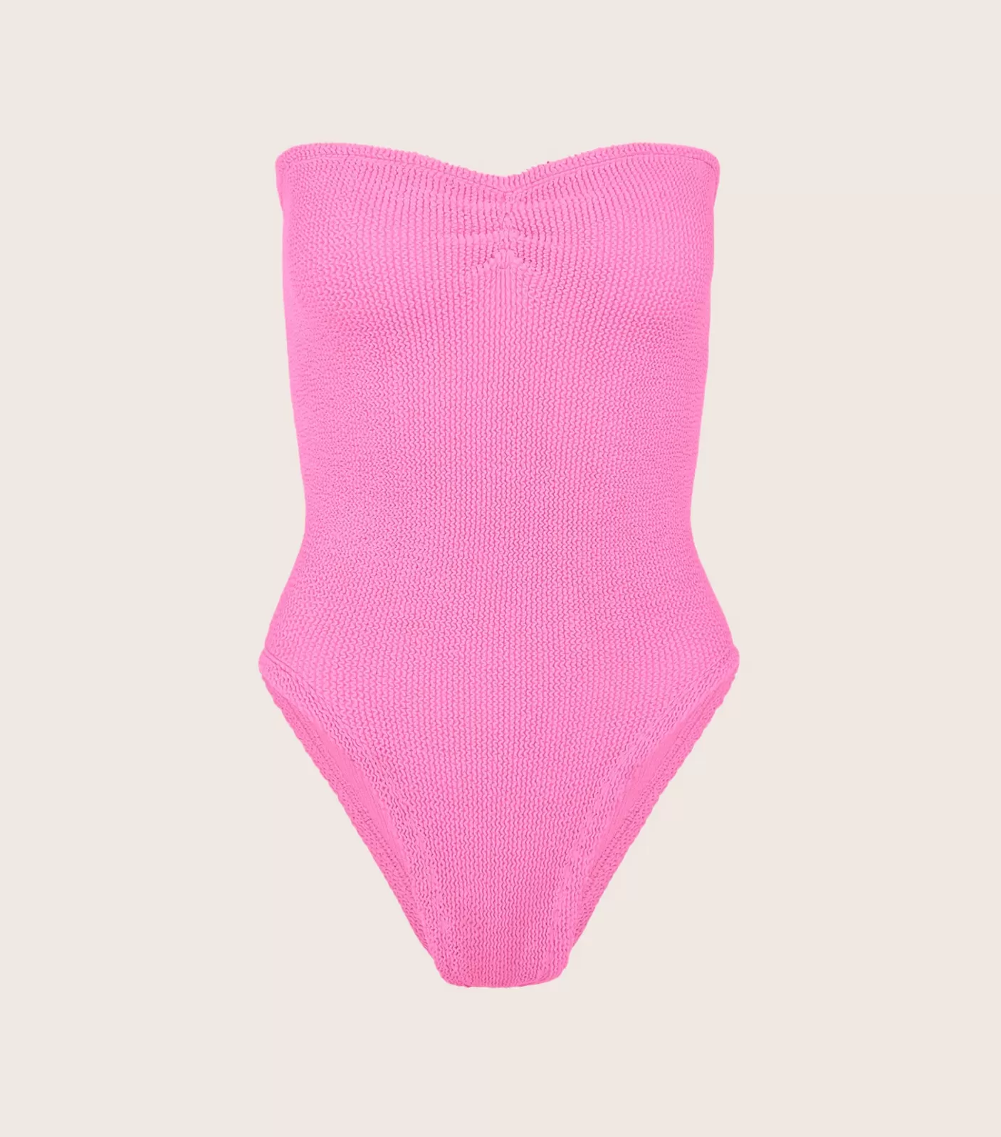 Hunza G Strapless-Brooke Swim - Bubblegum