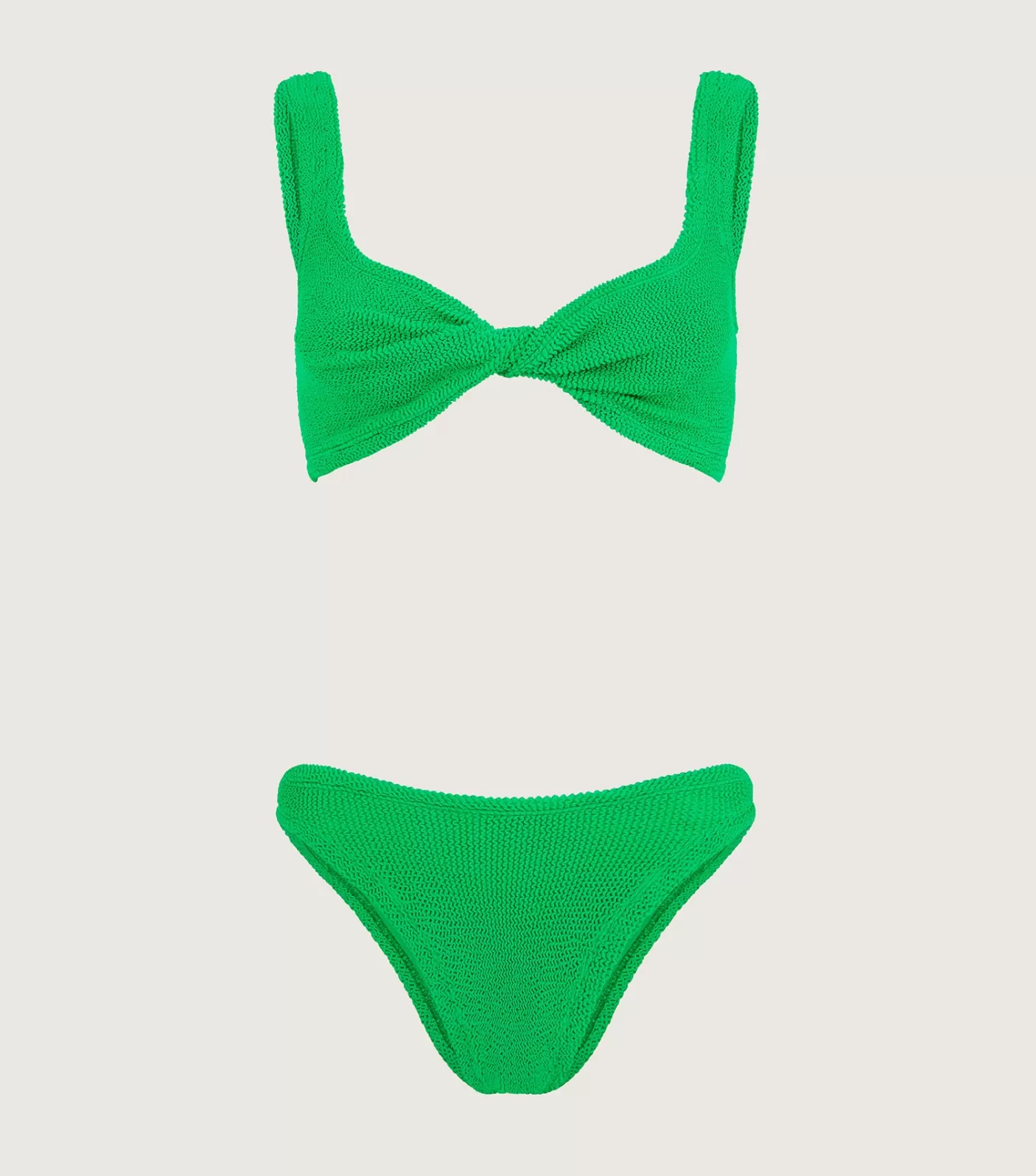 Hunza G Bikini Sets | Bralette-Coverage Juno Bikini - Emerald