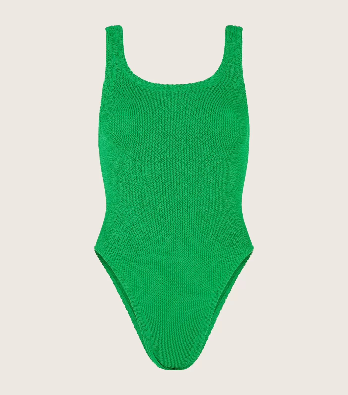 Hunza G Square Neck-Coverage Square Neck Swim - Emerald