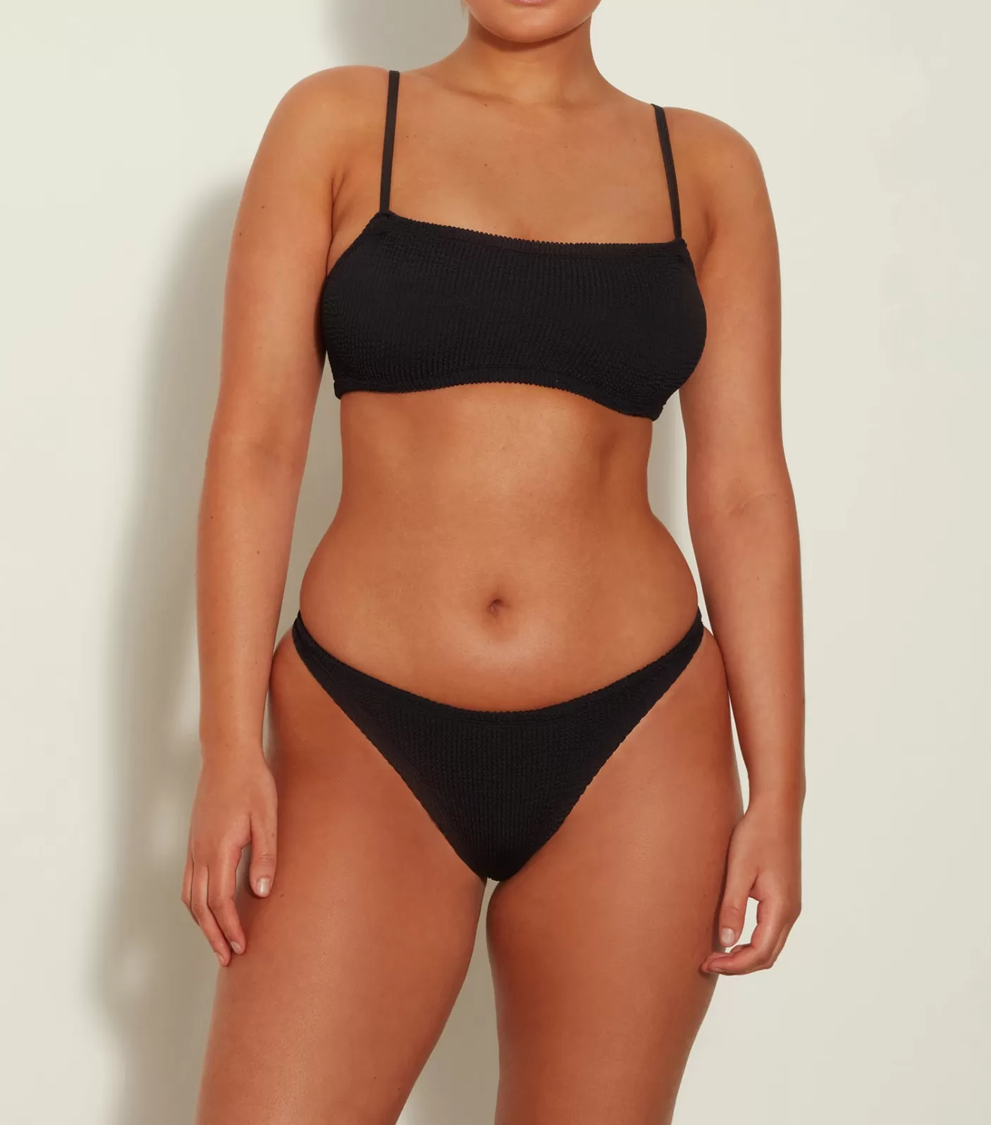 Hunza G Bikini Sets | Bralette-Gigi Bikini - Black