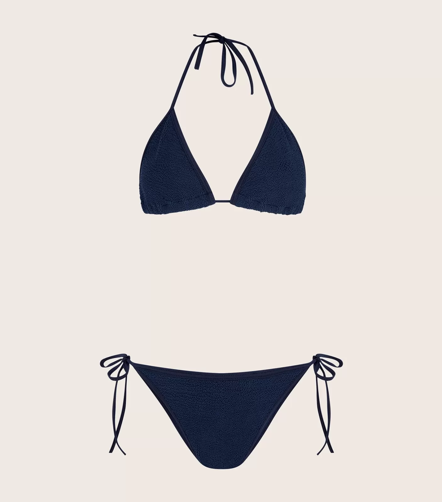 Hunza G Triangle | Bikini Sets-Gina Bikini - Navy