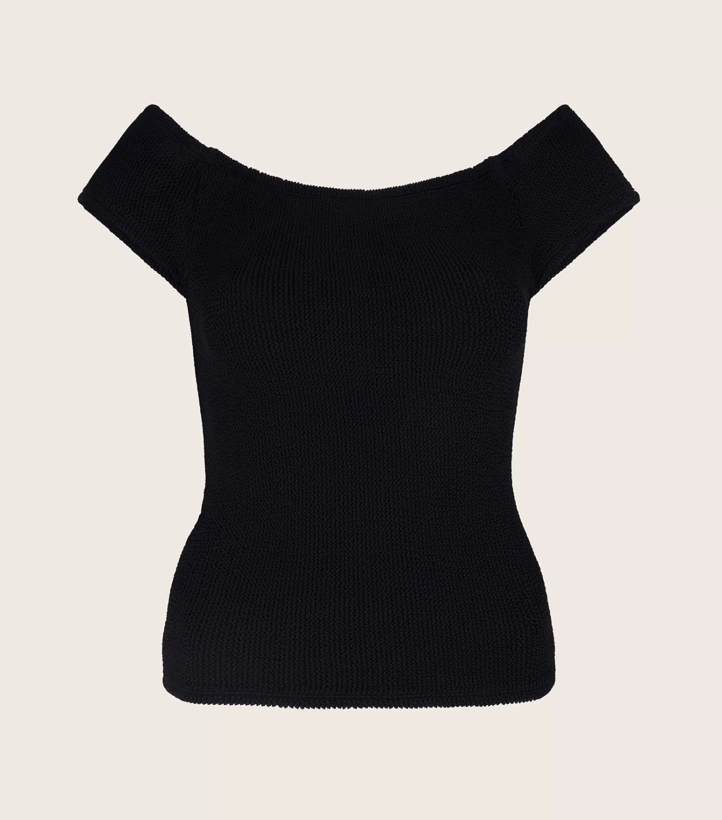 Hunza G Shirts And Tops-Grace Top - Black