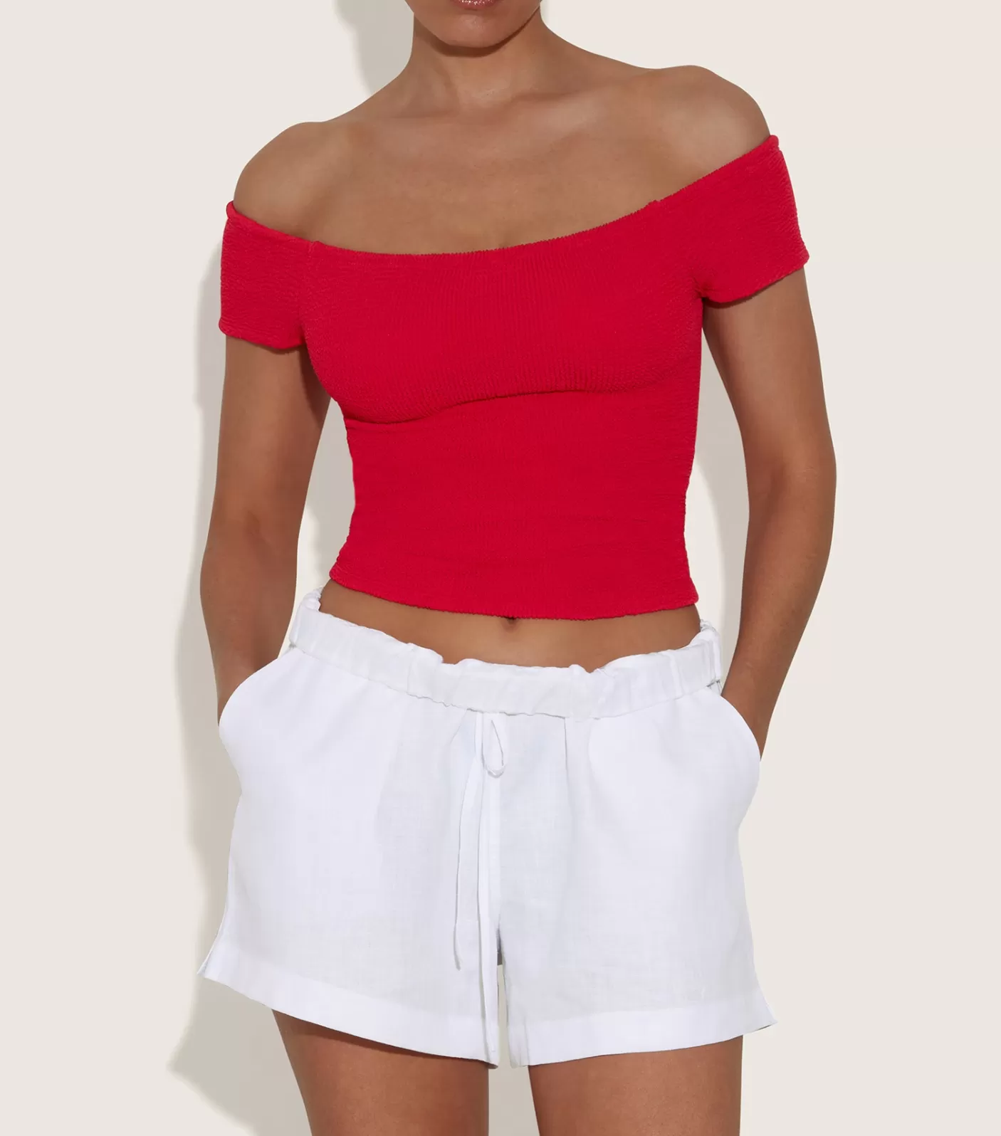 Hunza G Shirts And Tops-Grace Top - Red