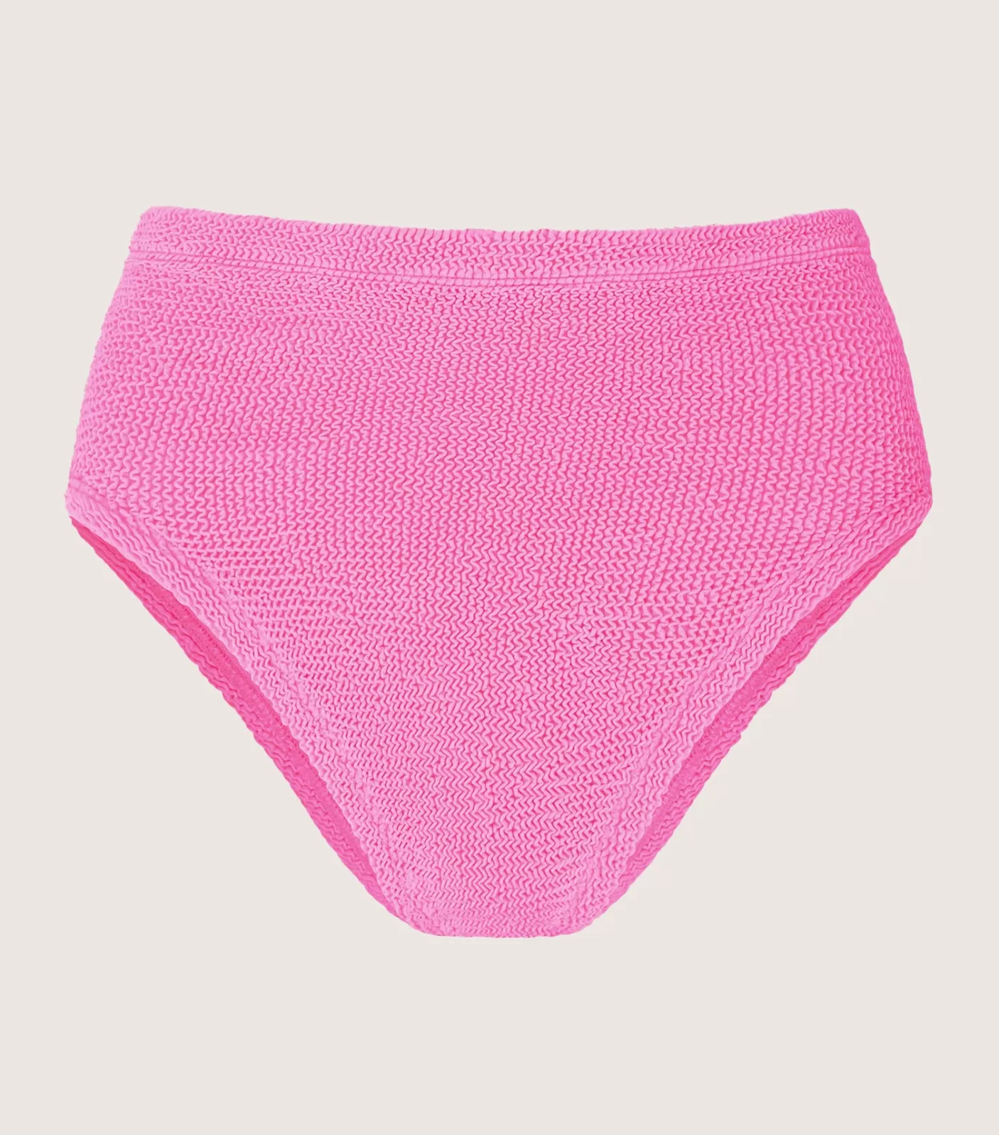 Hunza G Separates | High-Waisted-High Waist Bikini Bottom - Bubblegum