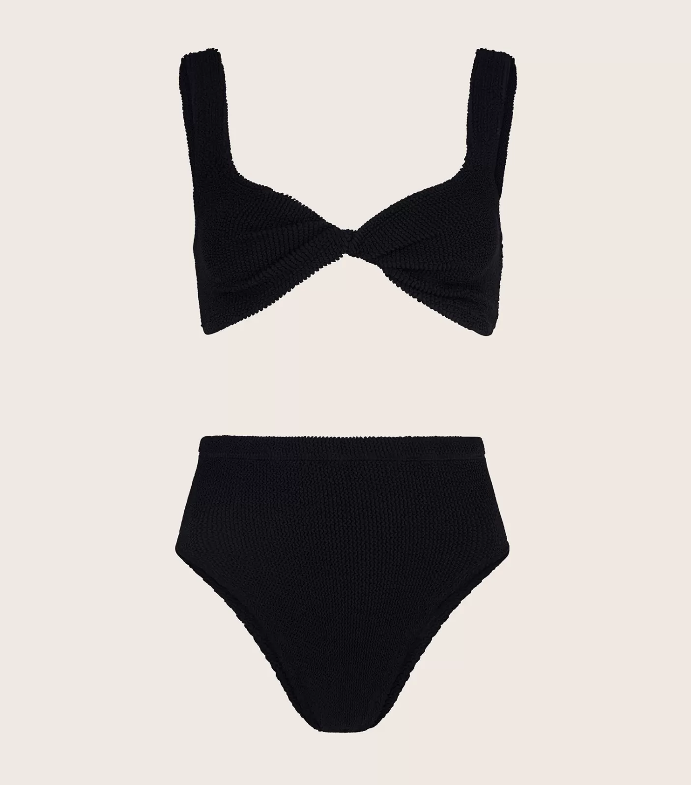 Hunza G Bikini Sets | Bralette-Jamie Bikini - Black