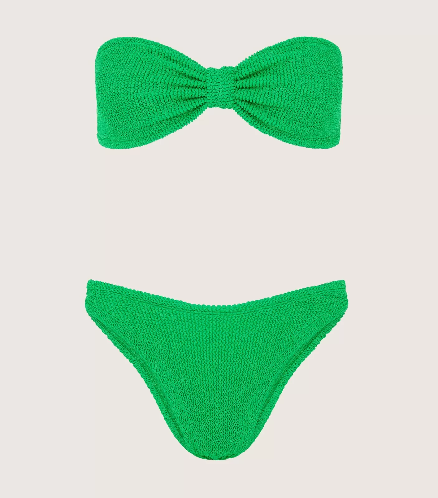 Hunza G Bikini Sets | Bandeau-Jean Bikini - Emerald