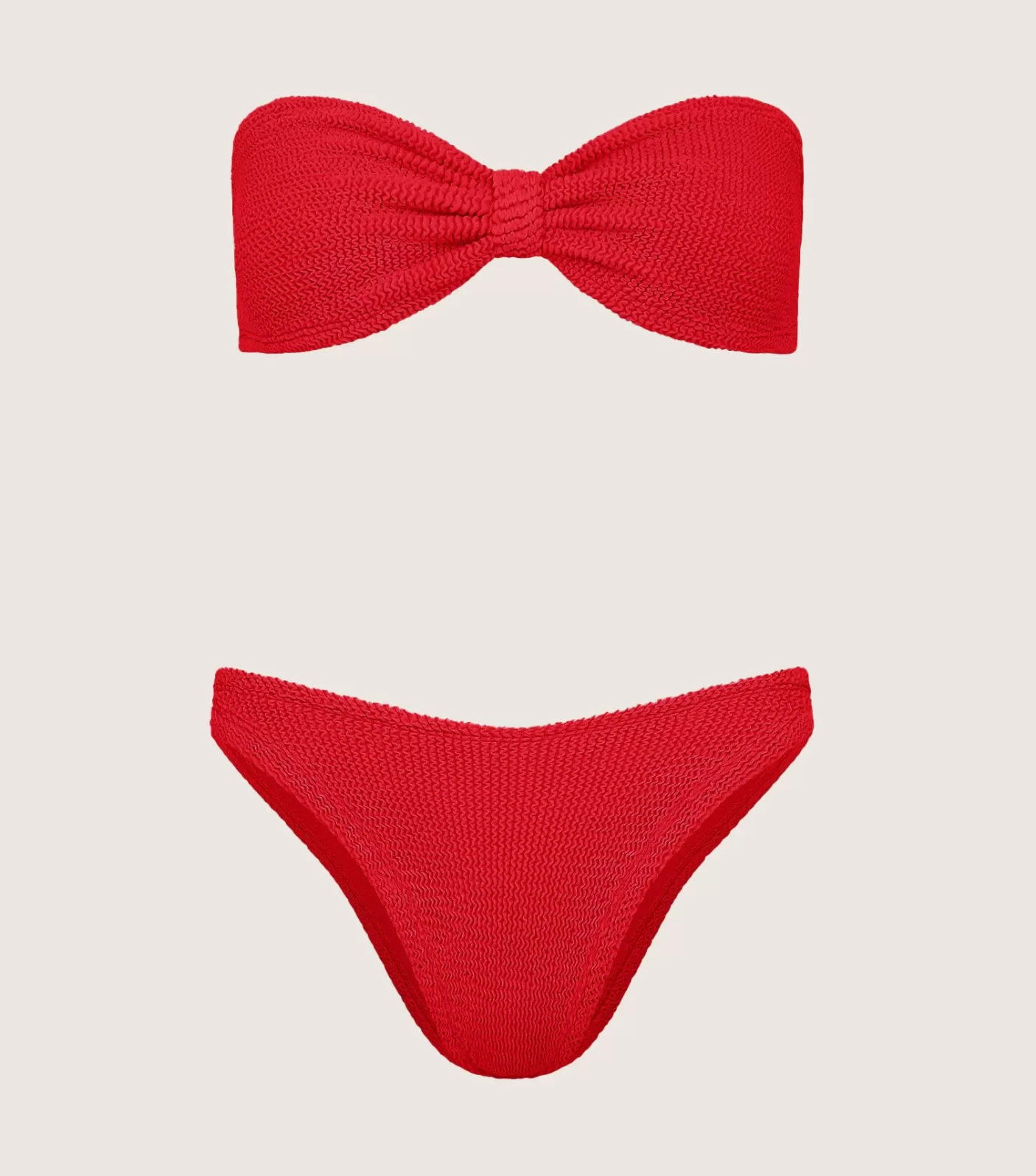 Hunza G Bikini Sets-Jean Bikini - Red