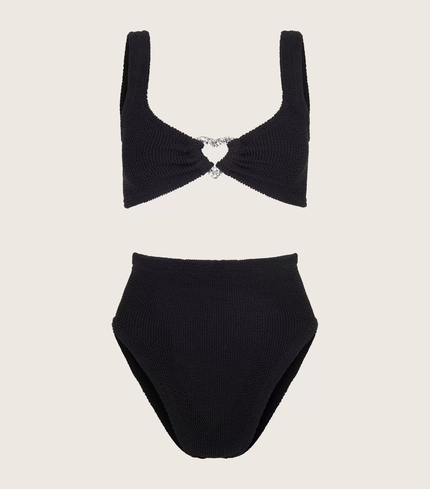 Hunza G Bikini Sets | Bralette-Jessica Bikini - Black