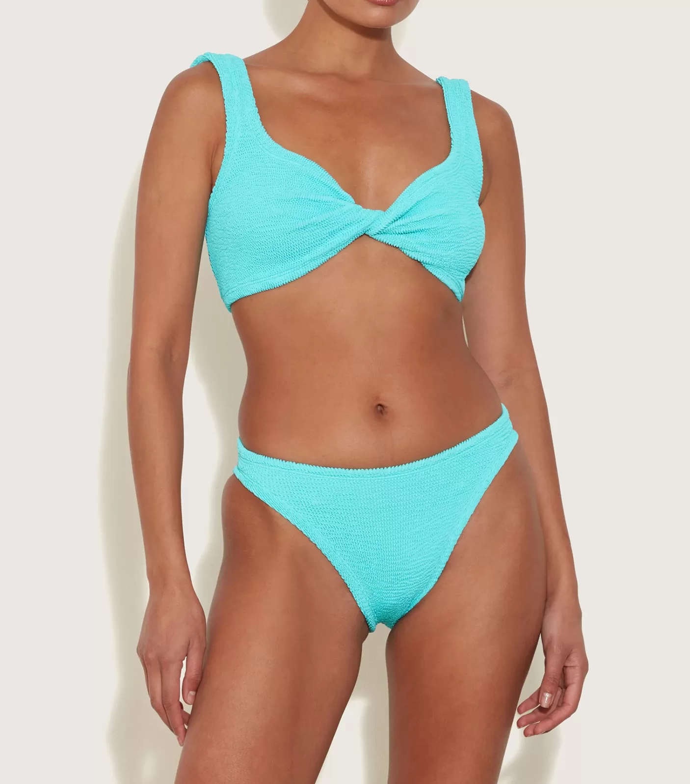 Hunza G Bikini Sets | Bralette-Juno Bikini - Aqua