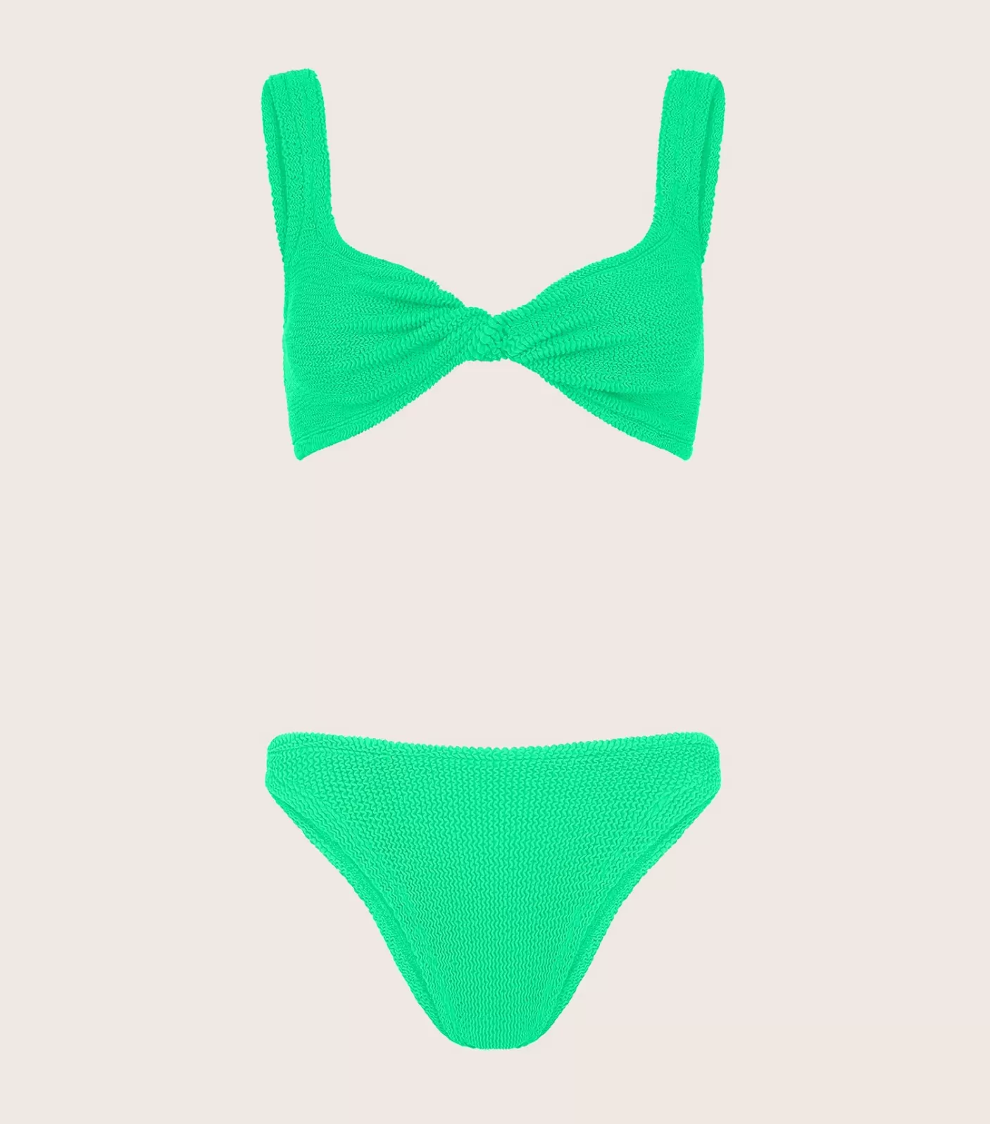 Hunza G Bikini Sets | Bralette-Juno Bikini - Lime