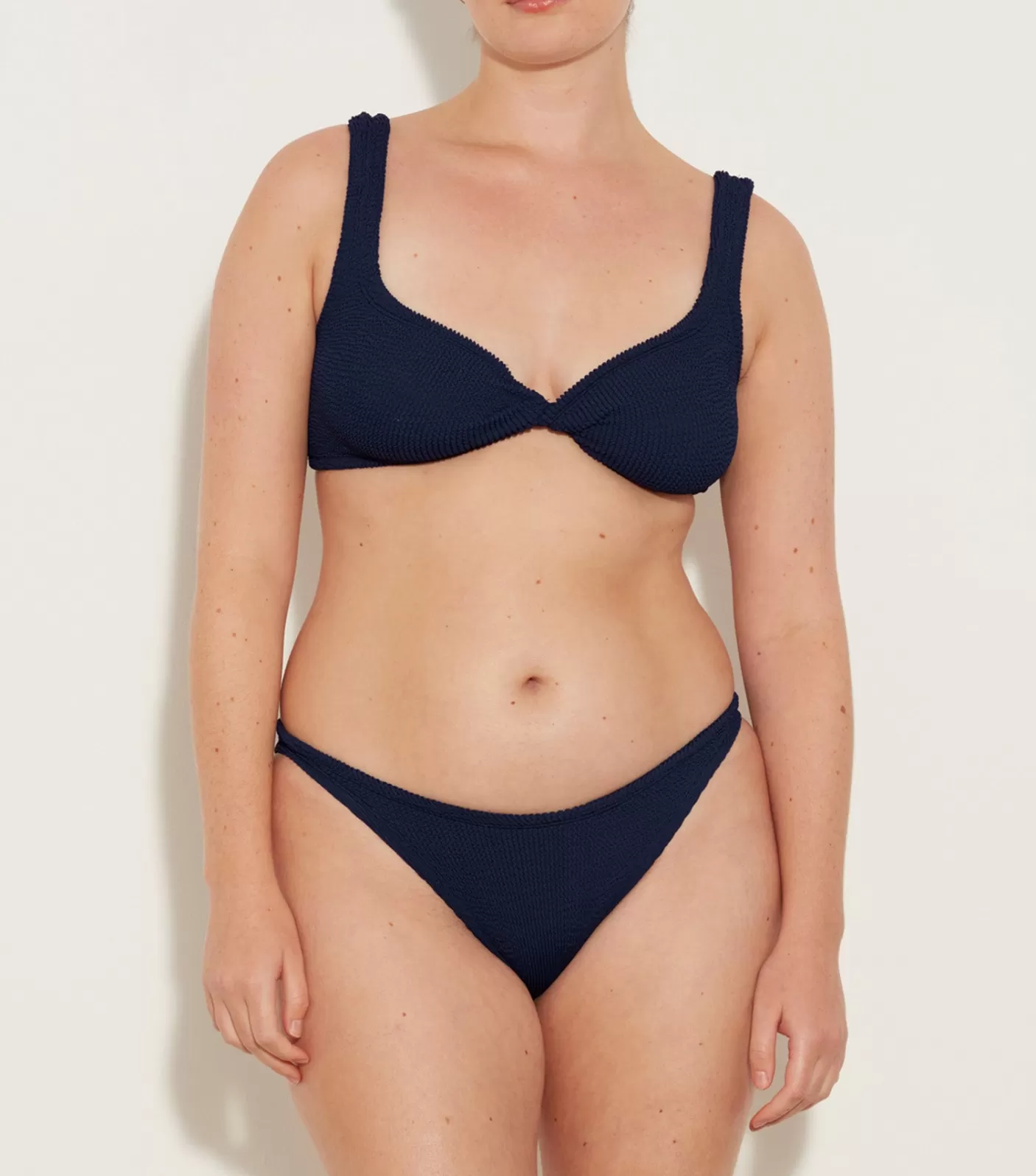 Hunza G Bikini Sets | Bralette-Juno Bikini - Navy