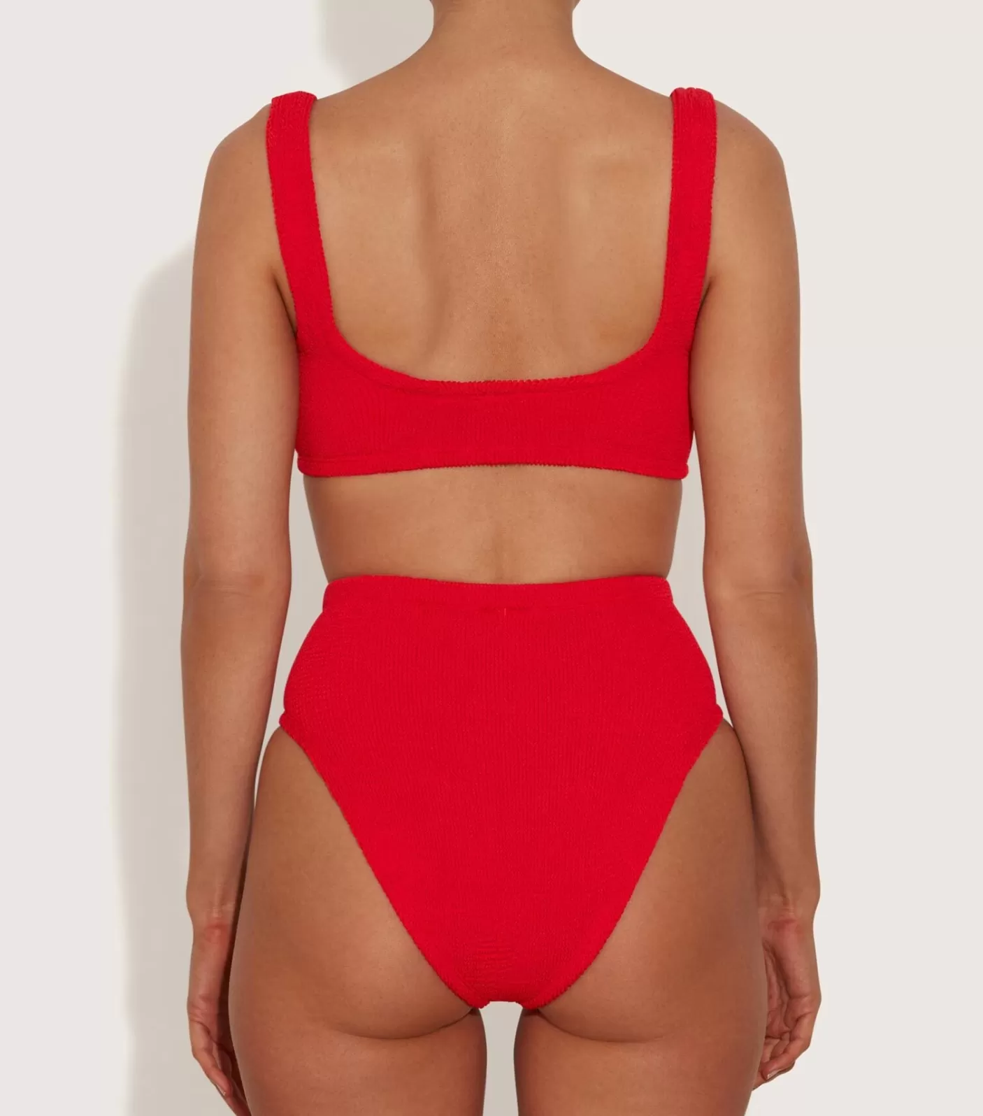 Hunza G Bikini Sets | Bralette-Patricia Bikini - Red