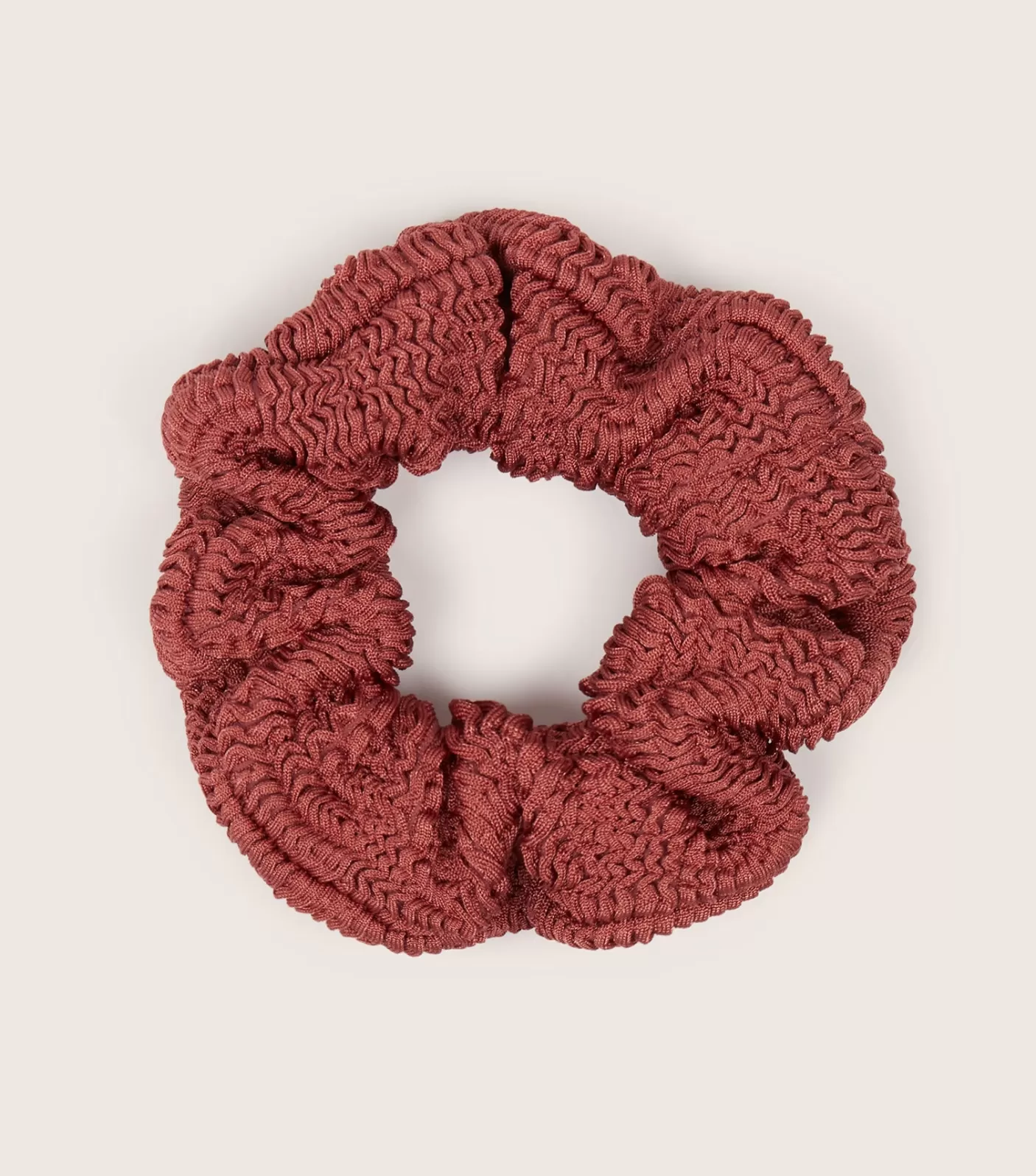 Hunza G Scrunchies-Scrunchie - Metallic Rosewood