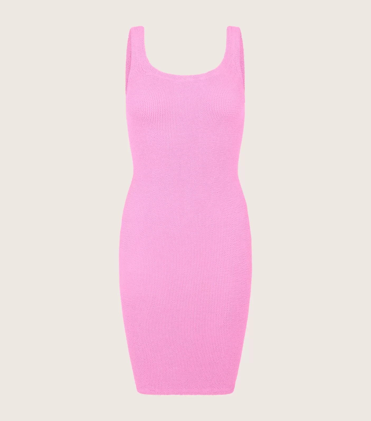 Hunza G Dresses-Tank Dress - Bubblegum